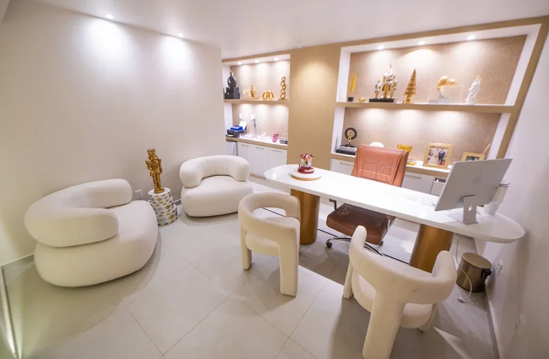 Sala de espera da Clínica Sync